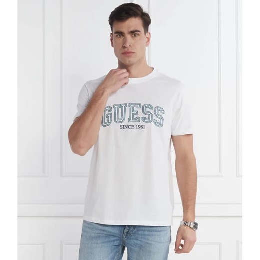 GUESS T-shirt | Regular Fit ze sklepu Gomez Fashion Store w kategorii T-shirty męskie - zdjęcie 184356655