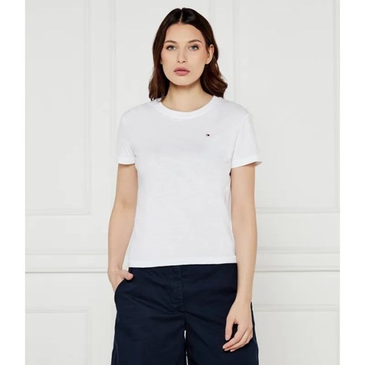 Tommy Hilfiger T-shirt | Slim Fit ze sklepu Gomez Fashion Store w kategorii Bluzki damskie - zdjęcie 184356669