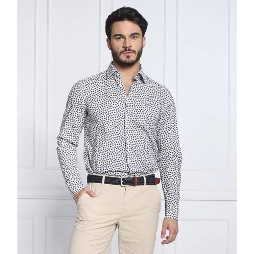 BOSS BLACK Lniana koszula C-HAL-kent-C1-223 | Regular Fit ze sklepu Gomez Fashion Store w kategorii Koszule męskie - zdjęcie 184356688