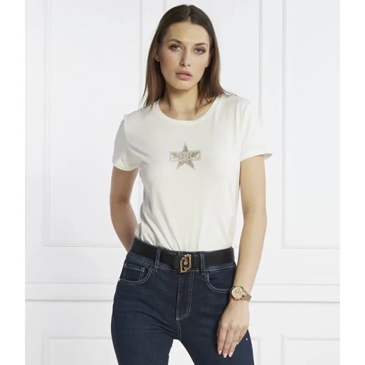 Liu Jo Sport T-shirt | Regular Fit ze sklepu Gomez Fashion Store w kategorii Bluzki damskie - zdjęcie 184356697