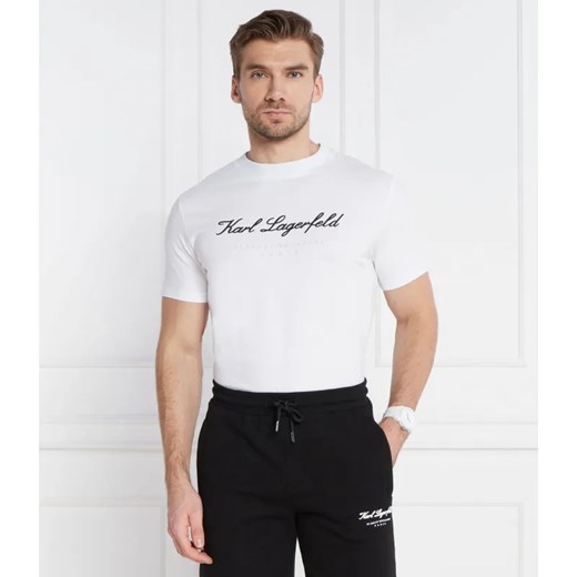 Karl Lagerfeld T-shirt | Regular Fit ze sklepu Gomez Fashion Store w kategorii T-shirty męskie - zdjęcie 184356708