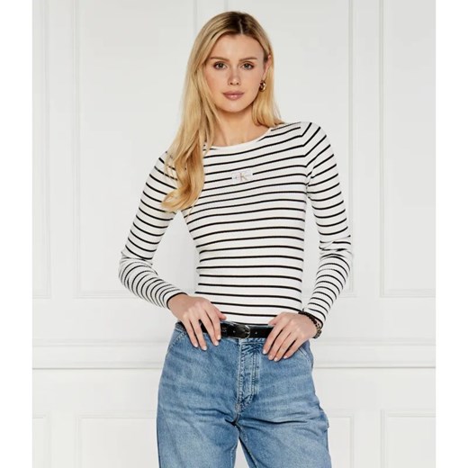 Calvin Klein Jeans Sweter | Slim Fit ze sklepu Gomez Fashion Store w kategorii Swetry damskie - zdjęcie 184356856