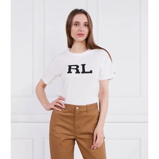 POLO RALPH LAUREN T-shirt RL PRIDE TEE-SHORT SLEEVE-T-SHIRT ze sklepu Gomez Fashion Store w kategorii Bluzki damskie - zdjęcie 184356858