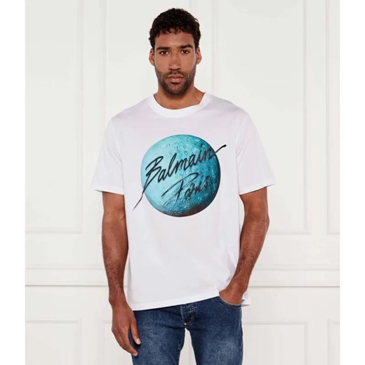 Balmain T-shirt | Regular Fit ze sklepu Gomez Fashion Store w kategorii T-shirty męskie - zdjęcie 184356859