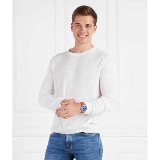 Joop! Sweter Mendor | Regular Fit | z dodatkiem lnu ze sklepu Gomez Fashion Store w kategorii Swetry męskie - zdjęcie 184356888