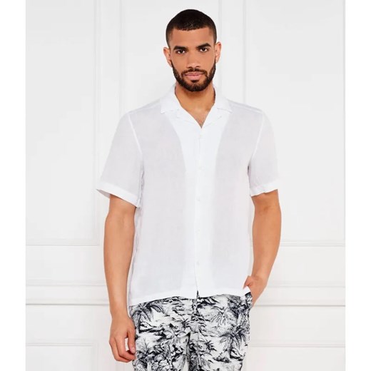 BOSS ORANGE Lniana koszula Rayer_M | Regular Fit ze sklepu Gomez Fashion Store w kategorii Koszule męskie - zdjęcie 184356895