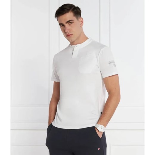 Napapijri T-shirt MELVILLE | Regular Fit ze sklepu Gomez Fashion Store w kategorii T-shirty męskie - zdjęcie 184356909