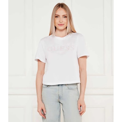 GUESS ACTIVE T-shirt CLEMATIS | Cropped Fit ze sklepu Gomez Fashion Store w kategorii Bluzki damskie - zdjęcie 184356949
