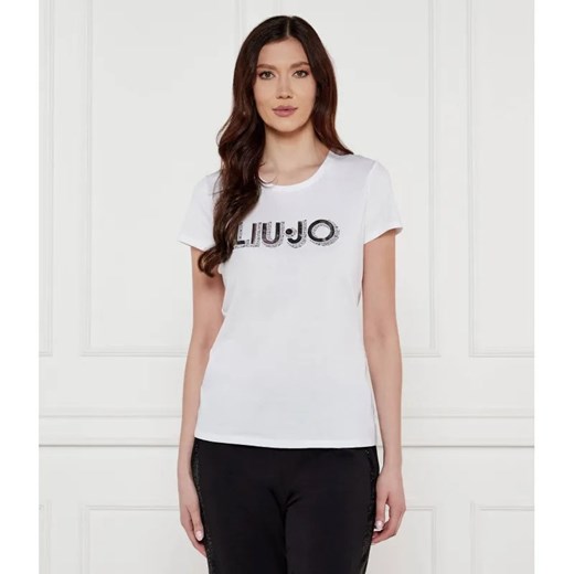 Liu Jo T-shirt | Regular Fit ze sklepu Gomez Fashion Store w kategorii Bluzki damskie - zdjęcie 184356969