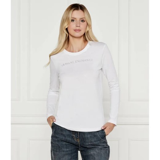 Armani Exchange Bluzka | Regular Fit ze sklepu Gomez Fashion Store w kategorii Bluzki damskie - zdjęcie 184356977
