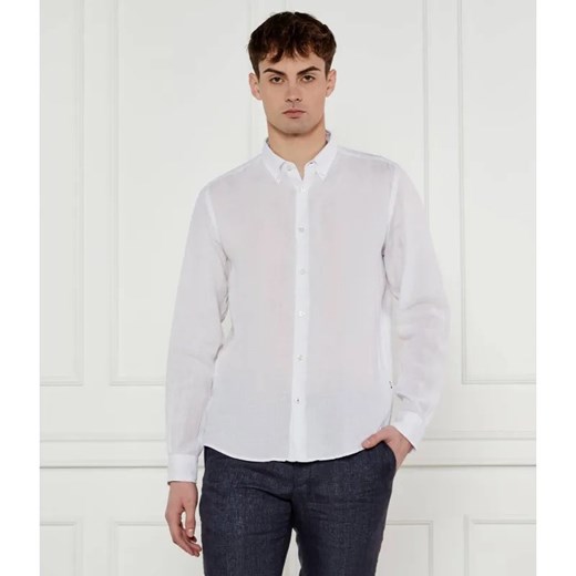 BOSS BLACK Lniana koszula C-LIAM-S-BD-C1-243 | Regular Fit ze sklepu Gomez Fashion Store w kategorii Koszule męskie - zdjęcie 184356987
