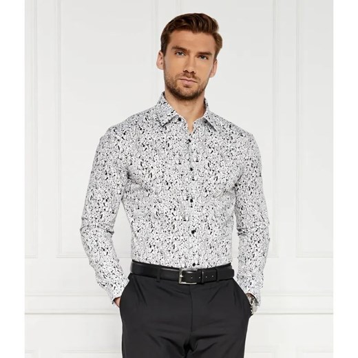 BOSS BLACK Koszula HANK | Slim Fit | stretch ze sklepu Gomez Fashion Store w kategorii Koszule męskie - zdjęcie 184357039