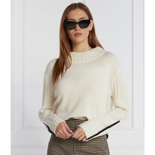 Marc Cain Wełniany sweter | Regular Fit | z dodatkiem kaszmiru ze sklepu Gomez Fashion Store w kategorii Swetry damskie - zdjęcie 184357045