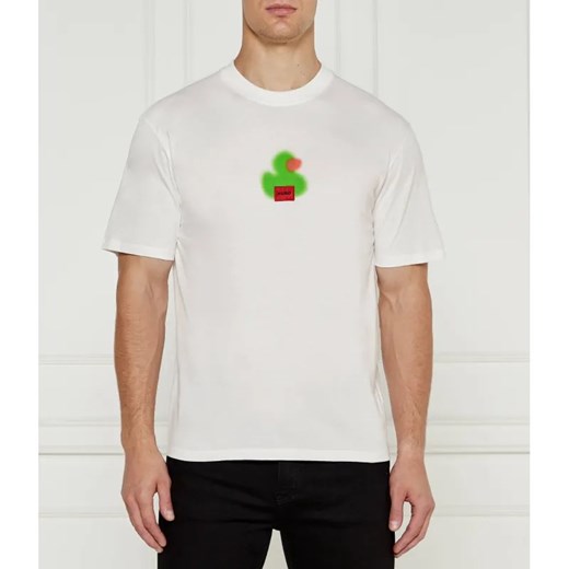 HUGO T-shirt Dilippers | Relaxed fit ze sklepu Gomez Fashion Store w kategorii T-shirty męskie - zdjęcie 184357109
