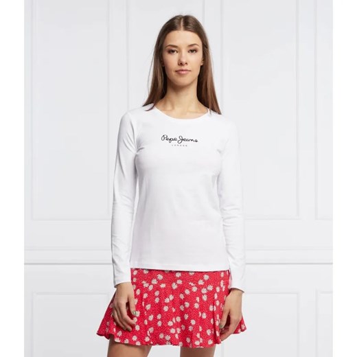 Pepe Jeans London Bluzka NEW VIRGINIA | Slim Fit ze sklepu Gomez Fashion Store w kategorii Bluzki damskie - zdjęcie 184357137