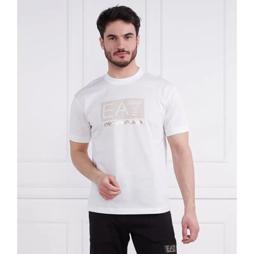 EA7 T-shirt | Regular Fit ze sklepu Gomez Fashion Store w kategorii T-shirty męskie - zdjęcie 184357138