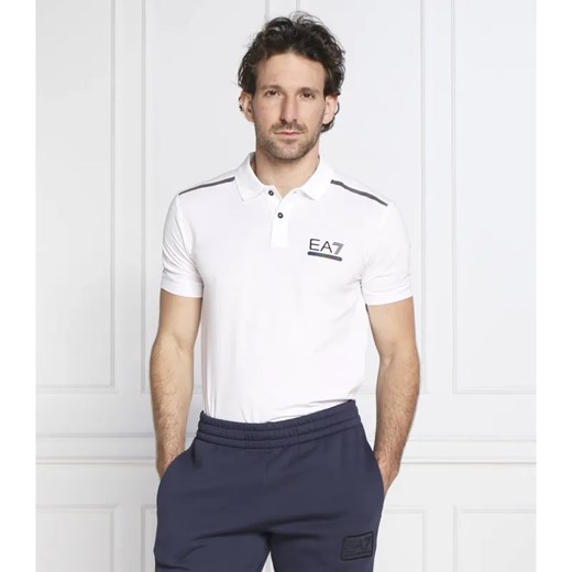 EA7 Polo | Regular Fit ze sklepu Gomez Fashion Store w kategorii T-shirty męskie - zdjęcie 184357165