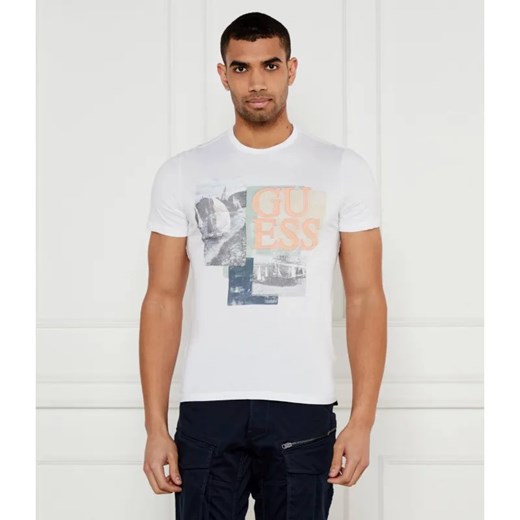 GUESS T-shirt | Slim Fit ze sklepu Gomez Fashion Store w kategorii T-shirty męskie - zdjęcie 184357198