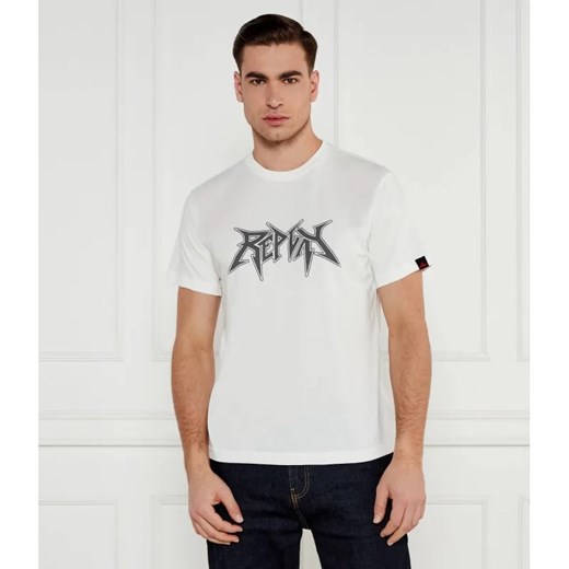 Replay T-shirt | Regular Fit ze sklepu Gomez Fashion Store w kategorii T-shirty męskie - zdjęcie 184357199