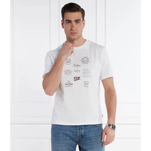 Pepe Jeans London T-shirt CHAY | Regular Fit ze sklepu Gomez Fashion Store w kategorii T-shirty męskie - zdjęcie 184357219