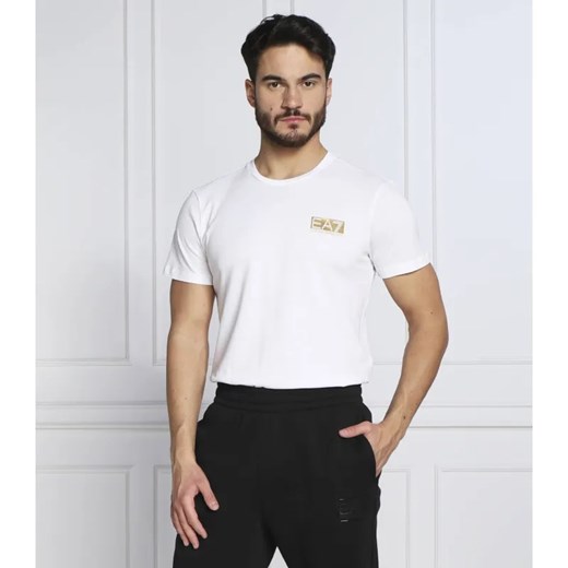 EA7 T-shirt | Regular Fit ze sklepu Gomez Fashion Store w kategorii T-shirty męskie - zdjęcie 184357228