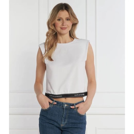 EA7 Top | Cropped Fit ze sklepu Gomez Fashion Store w kategorii Bluzki damskie - zdjęcie 184357237