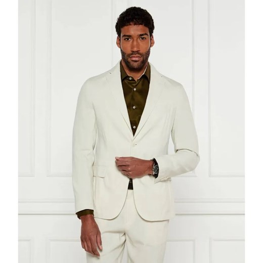 BOSS BLACK Lniana marynarka P-Hanry-Flaps-WG-252 | Slim Fit ze sklepu Gomez Fashion Store w kategorii Marynarki męskie - zdjęcie 184357258