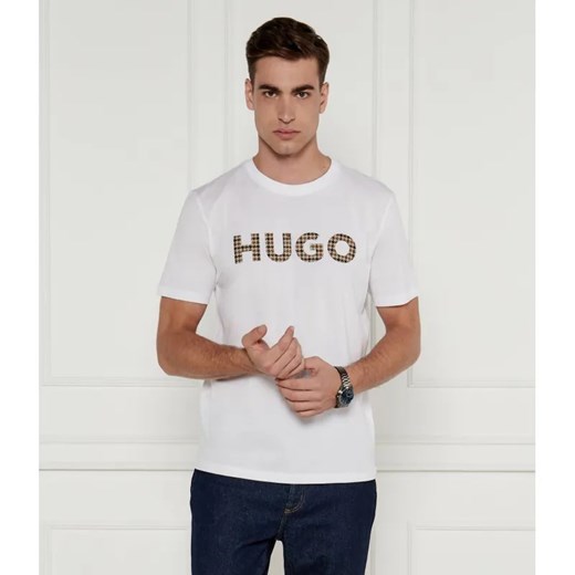 HUGO T-shirt | Regular Fit ze sklepu Gomez Fashion Store w kategorii T-shirty męskie - zdjęcie 184357276