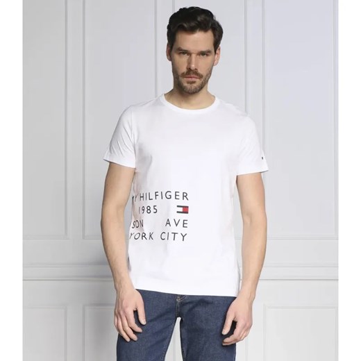 Tommy Hilfiger T-shirt OFF PLACEMENT | Slim Fit ze sklepu Gomez Fashion Store w kategorii T-shirty męskie - zdjęcie 184357295