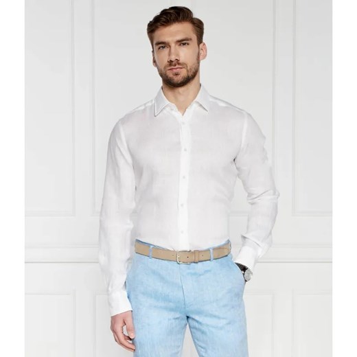 Windsor Lniana koszula Lapo-W | Shaped fit ze sklepu Gomez Fashion Store w kategorii Koszule męskie - zdjęcie 184357367