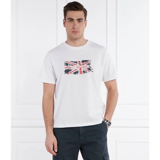 Pepe Jeans London T-shirt CLAG | Regular Fit ze sklepu Gomez Fashion Store w kategorii T-shirty męskie - zdjęcie 184357398