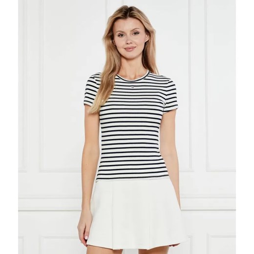 Tommy Jeans T-shirt ESSENTIAL | Slim Fit ze sklepu Gomez Fashion Store w kategorii Bluzki damskie - zdjęcie 184357418