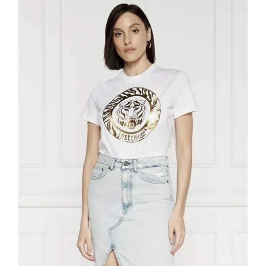 Just Cavalli T-shirt | Regular Fit ze sklepu Gomez Fashion Store w kategorii Bluzki damskie - zdjęcie 184357456