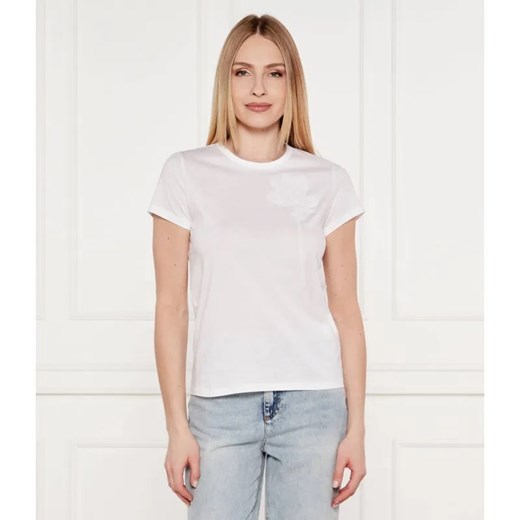 BOSS BLACK T-shirt Eventsa7 | Regular Fit ze sklepu Gomez Fashion Store w kategorii Bluzki damskie - zdjęcie 184357486