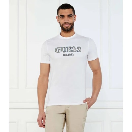 GUESS T-shirt | Slim Fit ze sklepu Gomez Fashion Store w kategorii T-shirty męskie - zdjęcie 184357487