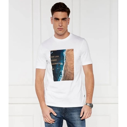 BOSS BLACK T-shirt TIburt | Regular Fit ze sklepu Gomez Fashion Store w kategorii T-shirty męskie - zdjęcie 184357537