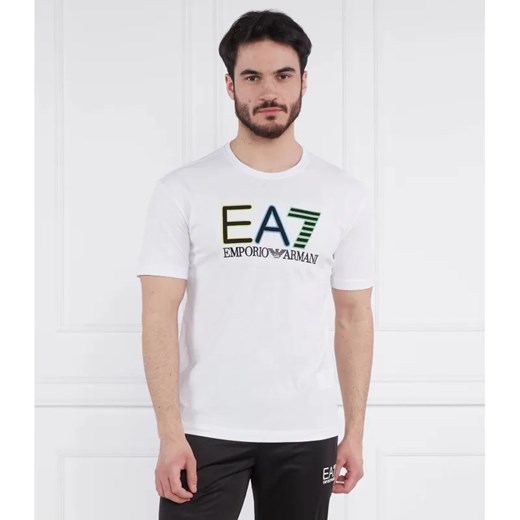 EA7 T-shirt | Regular Fit ze sklepu Gomez Fashion Store w kategorii T-shirty męskie - zdjęcie 184357578