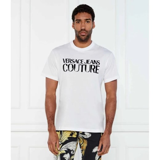 Versace Jeans Couture T-shirt | Regular Fit ze sklepu Gomez Fashion Store w kategorii T-shirty męskie - zdjęcie 184357616
