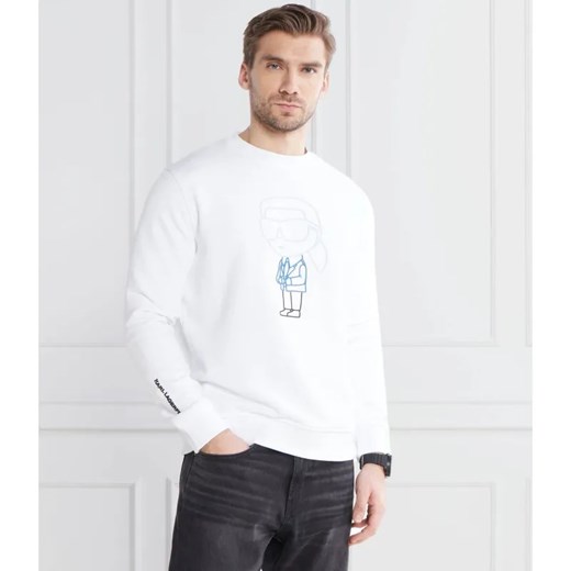 Karl Lagerfeld Bluza SWEAT | Regular Fit ze sklepu Gomez Fashion Store w kategorii Bluzy męskie - zdjęcie 184357659