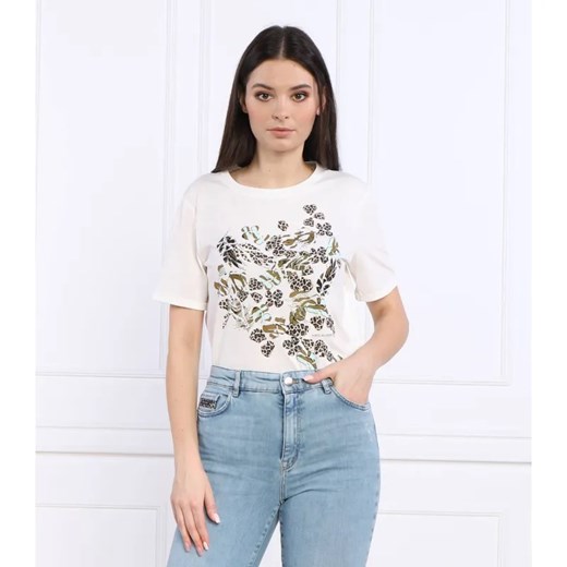 Marc Cain T-shirt | Regular Fit ze sklepu Gomez Fashion Store w kategorii Bluzki damskie - zdjęcie 184357676