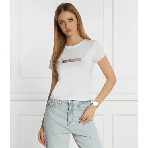 Calvin Klein Jeans T-shirt | Regular Fit ze sklepu Gomez Fashion Store w kategorii Bluzki damskie - zdjęcie 184357679
