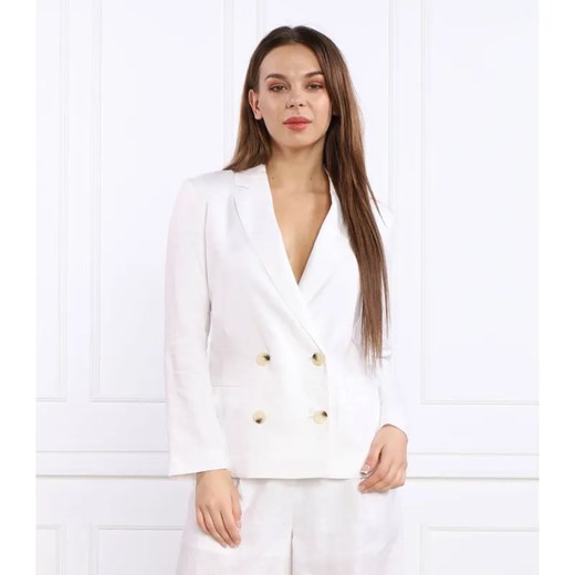 Armani Exchange Lniana marynarka | Regular Fit ze sklepu Gomez Fashion Store w kategorii Marynarki damskie - zdjęcie 184357706