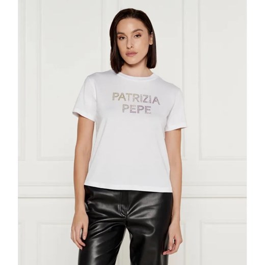 Patrizia Pepe T-shirt | Regular Fit ze sklepu Gomez Fashion Store w kategorii Bluzki damskie - zdjęcie 184357707
