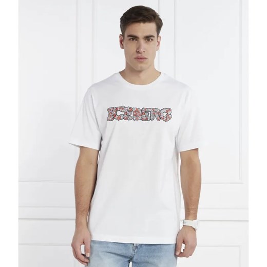 Iceberg T-shirt | Regular Fit ze sklepu Gomez Fashion Store w kategorii T-shirty męskie - zdjęcie 184357808