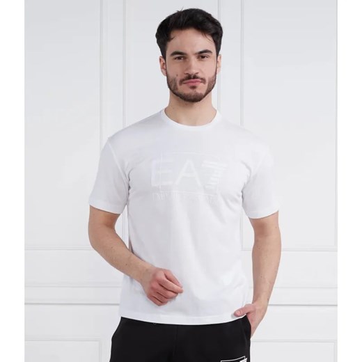 EA7 T-shirt | Regular Fit ze sklepu Gomez Fashion Store w kategorii T-shirty męskie - zdjęcie 184357848