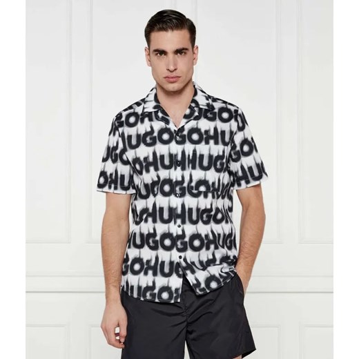 HUGO Koszula Ellino | Straight fit ze sklepu Gomez Fashion Store w kategorii Koszule męskie - zdjęcie 184357859