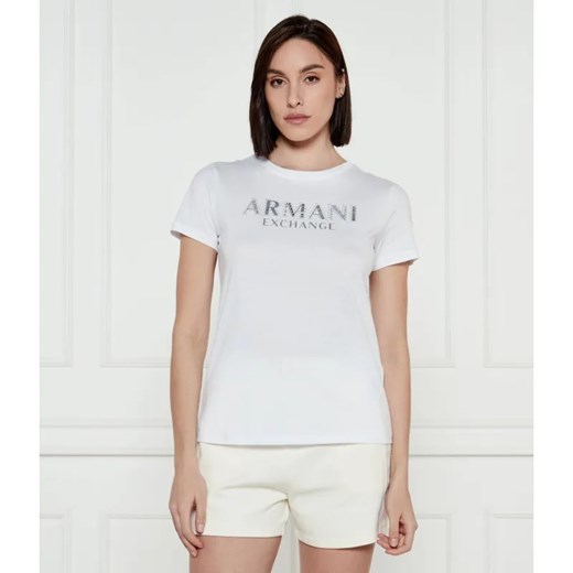 Armani Exchange T-shirt | Regular Fit ze sklepu Gomez Fashion Store w kategorii Bluzki damskie - zdjęcie 184357867