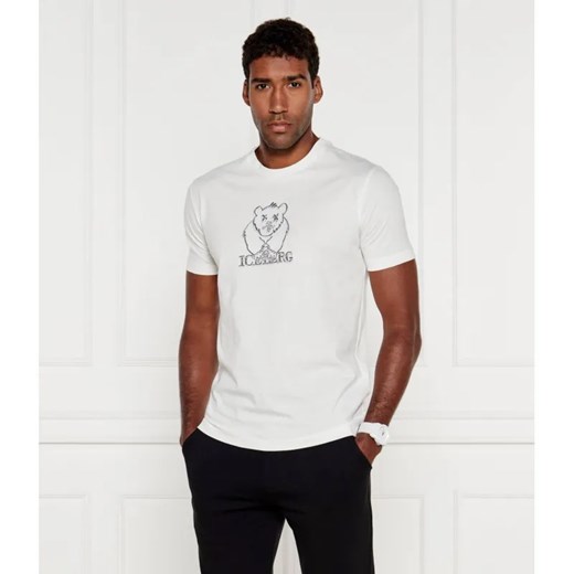 Iceberg T-shirt | Regular Fit ze sklepu Gomez Fashion Store w kategorii T-shirty męskie - zdjęcie 184357876
