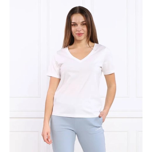 Calvin Klein T-shirt | Regular Fit ze sklepu Gomez Fashion Store w kategorii Bluzki damskie - zdjęcie 184357886
