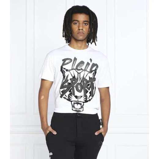 Plein Sport T-shirt | Regular Fit ze sklepu Gomez Fashion Store w kategorii T-shirty męskie - zdjęcie 184357908